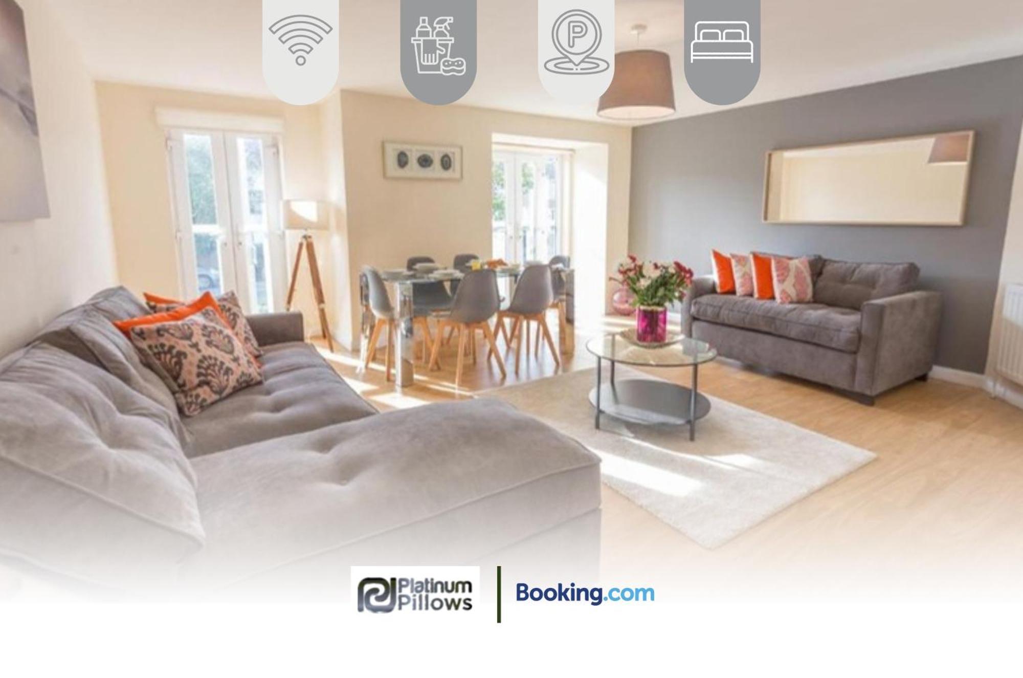 Apartment Modern 2 Bedroom Apartments, Near John Radcliffe Hospital, Families & Contractor