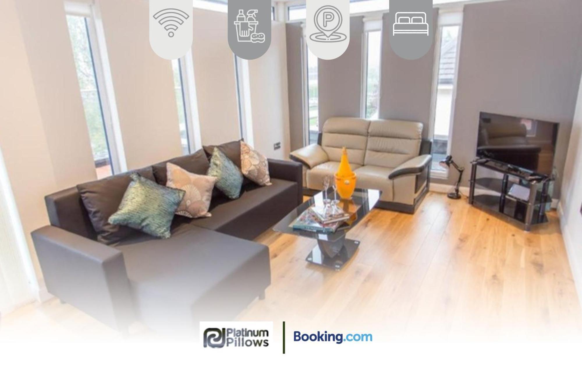 Modern 2 Bedroom Apartments, Near Headington Hospital, Families & Contractor With Parking Apartment